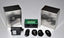 ETS 2-way audio surveillance system showing dual weather-resistant enclosures, control module, power adapter, and four wirel…