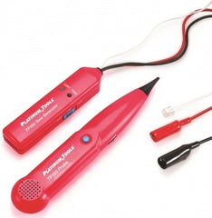 Platinum Tools red tone and probe kit with probe pen, battery unit, and test clips for network cable testing