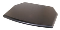 VMP 32-inch black television flat panel turntable with curved top and mounting base for media displays