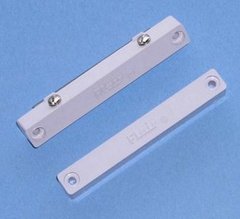 Flair Electronics 4-inch industrial surface mount contact in white with screw holes for structured cabling installation Main image