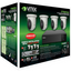 VITEK 8-channel 4MP IP PoE NVR security system with 4 turret cameras, 2TB storage, and retail packaging
