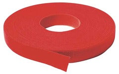 Red Rip-Tie 1/2 inch Velcro WrapStrap roll with 75 feet of reusable cable management tape Main image