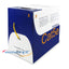 CAT5E 350MHz FTP riser cable box in blue and white with yellow pull cord and WaveNet branding
