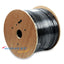 Wooden spool of black CAT 5E UTP direct burial outdoor network cable with waterblock PE jacket