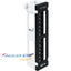Wavenet 12-port Cat 5e wall mount patch panel with numbered ports 1-12 and white mounting bracket
