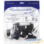 25-pack of black Cat6 keystone RJ-45 feed-through couplers in Wavenet packaging for network cabling