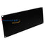 Wavenet 19-inch wide blank panel 4U rack mount with mounting holes, black steel construction for server cabinet cable manage…