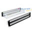 Wavenet 48-port F/UTP blank patch panel 2U with numbered port labels and cable management trays