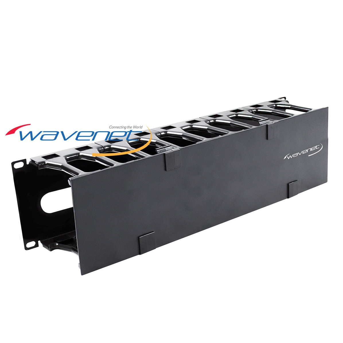 Wavenet MDH Series 3U high-density metal cable manager for rack mount networking infrastructure and structured cabling organ…