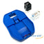 Blue handheld keystone jack termination tool with black RJ45 connector, white wiring block, and internal cable management co…