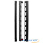 Wavenet VCNB 74 vertical metal cable manager showing single-sided design with multiple rectangular cable routing slots