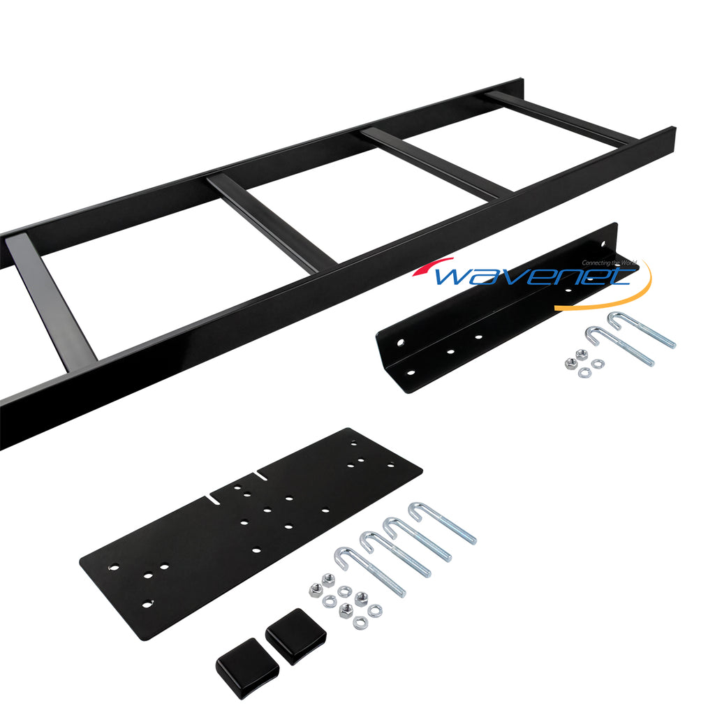 Mount Cable Ladder Rack To Rack 5' Ladder Rack Cable Runway Wall Mount Kit – CablingPlus