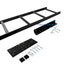Wavenet 5' ladder rack cable runway wall mount kit with black steel brackets, U-bolts, and hardware components