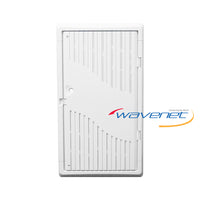 Wavenet PLASTIC, HINGED DOOR WITH LOCKABLE TRIM RING - 28"