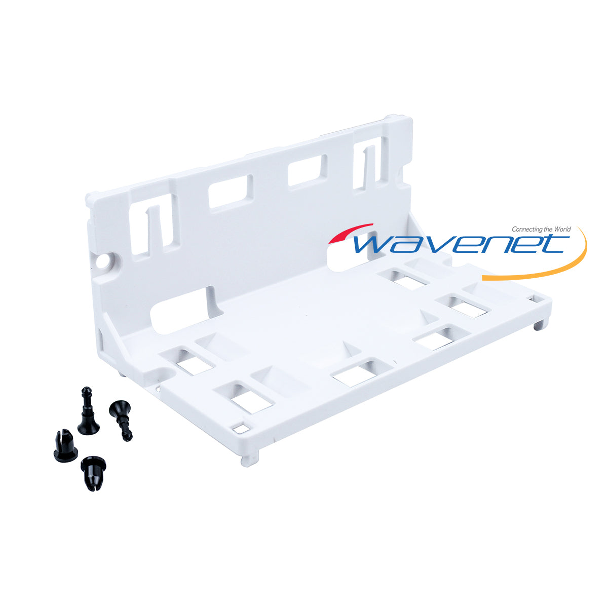 Wavenet UNIVERSAL SHELF MOUNTING BRACKET, DUAL MOUNT SWAPPABLE FOR SMALL-TO-LARGE