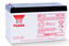 GS Yuasa 12V 7Ah sealed rechargeable lead-acid battery with red and white labeling