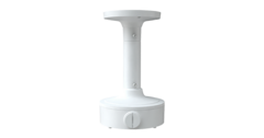 White ceiling mount with junction box for V9 vandal dome camera installation Main image