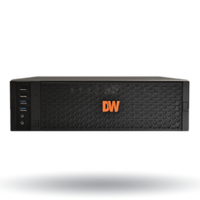 DW-BJDX5104T desktop video server with i5 CPU, 4TB HDD storage, and 360Mbps capability in black chassis