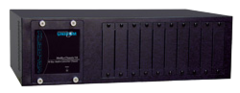 FEP-593110 Velocity 10 bay media converter chassis with modular expansion slots for network cabling infrastructure