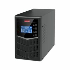 Tacoma TW Online UPS 1000VA black tower unit with LCD display and four power outlets for network equipment protection