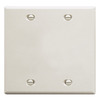 ICC IC630EBDWH Professional Grade White 2-Gang Blank Wall Plate