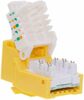 5EKSJYL-S WAVENET Cat5e Keystone Jack, Yellow