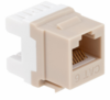 HD-6EKSJLA WAVENET Cat 6 Keystone Jack HD, Light Almond