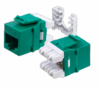 HD-6EKSJGN WAVENET Cat 6 Keystone Jack HD, Green
