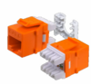 HD-6EKSJOR WAVENET Cat 6 Keystone Jack HD, Orange