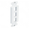DWIN-3P-IV 3 Ports Decora Style Inserts Ivory