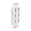 DWIN-6P-IV 6 Ports Decora Style Inserts Ivory