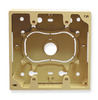 ICC ICACSMBDIV Ivory 2 Gang Junction Wall Plate Mounting Box
