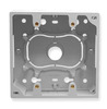 ICC ICACSMBDWH White 2 Gang Junction Wall Plate Mounting Box